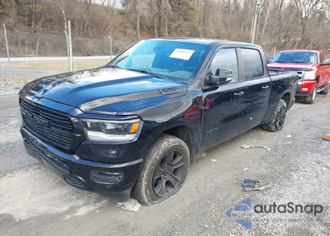 2021 Ram 1500 Big Horn 4X4 6'4 Box из США, поврежденный, VIN 1C6SRFMT2MN547180
